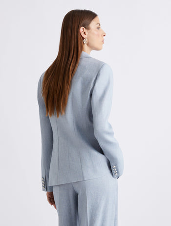 Blazer Marella in chevron di misto lino (Mod. MLLBUSSOLA) - 3