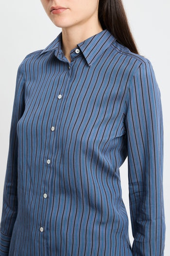 Camicia a righe Marella in viscosa (Mod. MLLFOLK) - 6