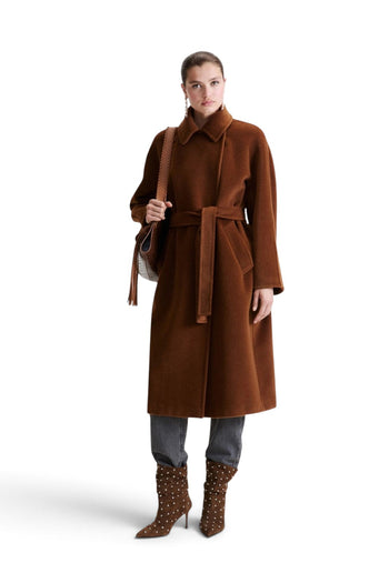 Cappotto doppiopetto Marella MLLSTARNA in pura lana vergine - 3