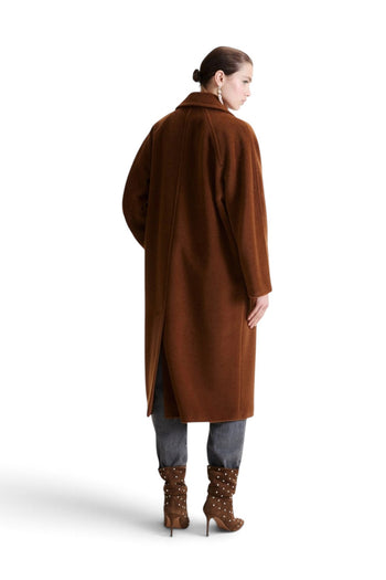 Cappotto doppiopetto Marella MLLSTARNA in pura lana vergine - 4