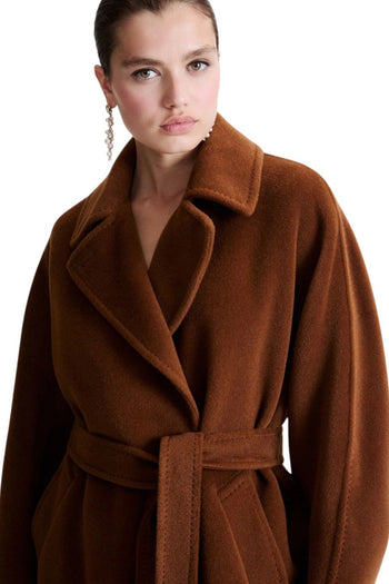 Cappotto doppiopetto Marella MLLSTARNA in pura lana vergine - 5