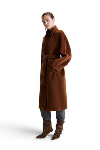 Cappotto doppiopetto Marella MLLSTARNA in pura lana vergine - 6