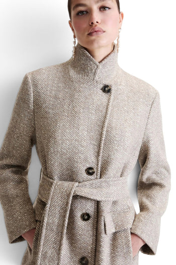 Cappotto monopetto Marella MLLACANTO in misto lana - 5