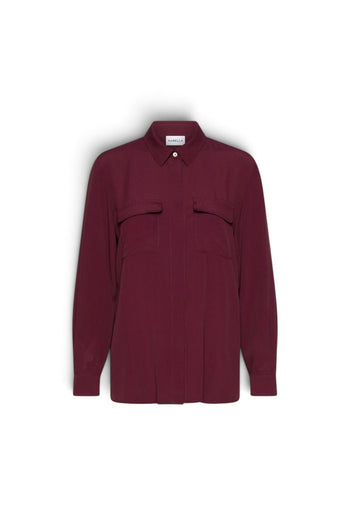 Camicia Marella MLLFESTOSO1 in misto seta con taschini - 3