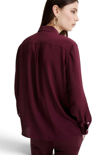 Camicia Marella MLLFESTOSO1 in misto seta con taschini - 4