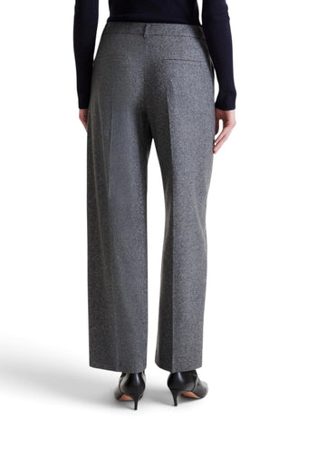 Pantalone a palazzo Marella MLLPOGGIO in tweed di lana e seta - 3