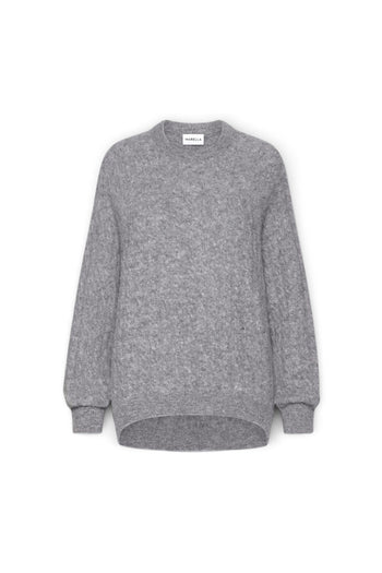Maglia a girocollo Marella MLLORA in misto alpaca con trecce - 5