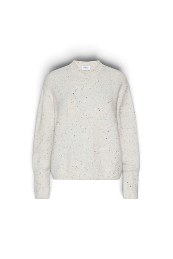 Maglia a girocollo Marella MLLALCALI in filo bottonato di misto alpaca - 5