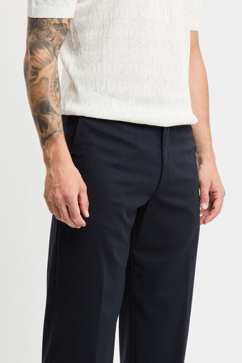 Pantalone taglio sartoriale Myths in fresco di lana  BLU - 4