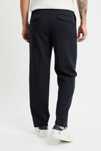 Pantalone taglio sartoriale Myths in fresco di lana  BLU - 5