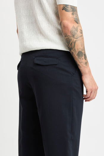 Pantalone taglio sartoriale Myths in fresco di lana  BLU - 6