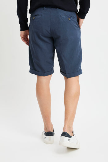 Pantalone corto Myths in lyocell misto lino washed - 5