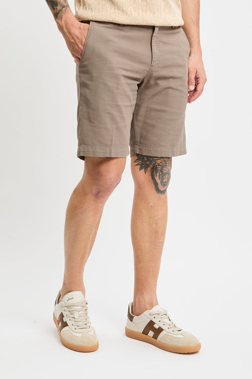 Pantalone corto Myths in cotone con coulisse