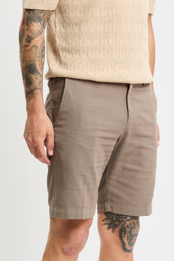 Pantalone corto Myths in cotone con coulisse - 4