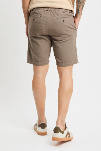 Pantalone corto Myths in cotone con coulisse - 5