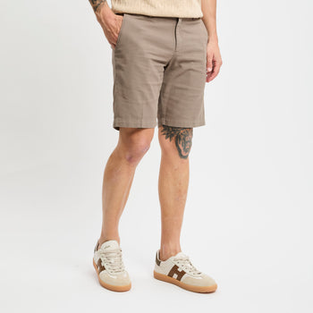 Pantalone corto Myths in cotone con coulisse - 7