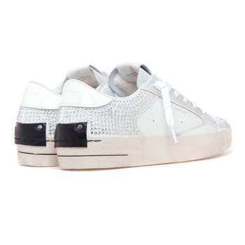 Sneaker Crime London Skate Deluxe in pelle con strass - 3