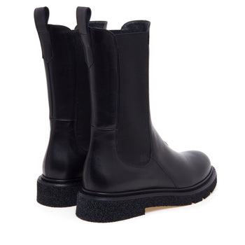 Chelsea boot Guglielmo Rotta in pelle con suola in gomma - 3