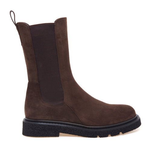Chelsea boot Guglielmo Rotta in camoscio con suola in gomma