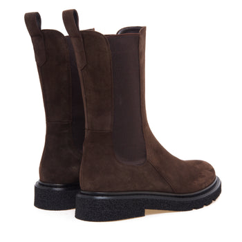 Chelsea boot Guglielmo Rotta in camoscio con suola in gomma - 3