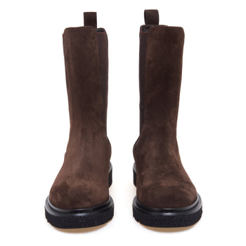 Chelsea boot Guglielmo Rotta in camoscio con suola in gomma - 5