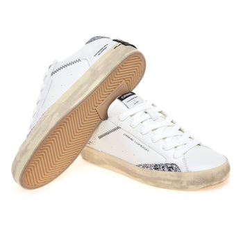 Sneaker Crime London Distressed in pelle con dettagli in glitter - 4