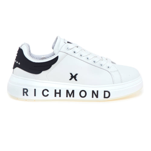 Sneaker Richmond X in pelle con lettering sul lato