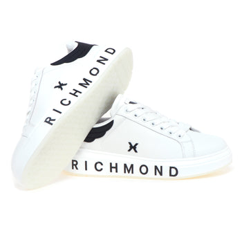 Sneaker Richmond X in pelle con lettering sul lato - 4
