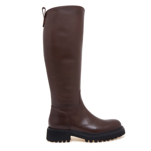 Stivale cavallerizza Guglielmo Rotta in pelle con suola in gomma