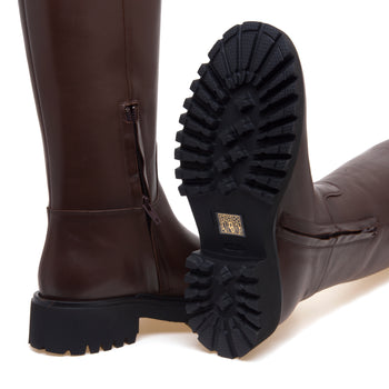 Stivale cavallerizza Guglielmo Rotta in pelle con suola in gomma - 4