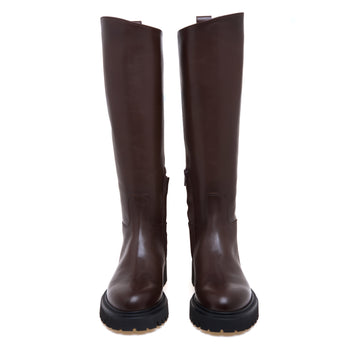 Stivale cavallerizza Guglielmo Rotta in pelle con suola in gomma - 5