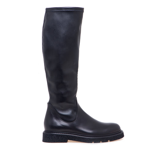 Stivale Guglielmo Rotta in pelle con gambale stretch