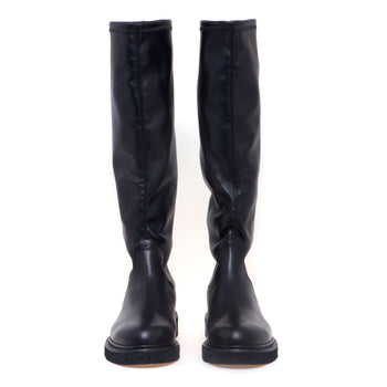 Stivale Guglielmo Rotta in pelle con gambale stretch - 5