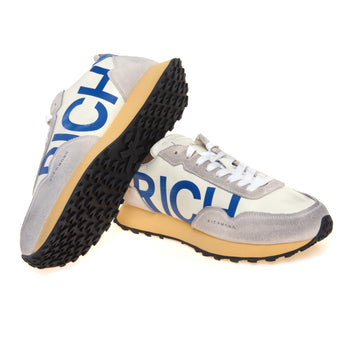 Sneaker John Richmond in pelle con maxi logo laterale a contrasto - 4