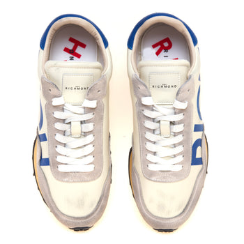 Sneaker John Richmond in pelle con maxi logo laterale a contrasto - 5
