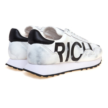 Sneaker John Richmond in pelle con maxi logo laterale a contrasto - 3