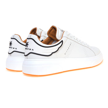 Sneaker John Richmond in pelle con talloncino gommato con logo - 3
