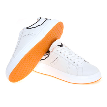 Sneaker John Richmond in pelle con talloncino gommato con logo - 4