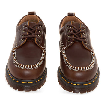Stringata stile norvegese Dr Martens Lowel Moc Toe in pelle Orleans - 5