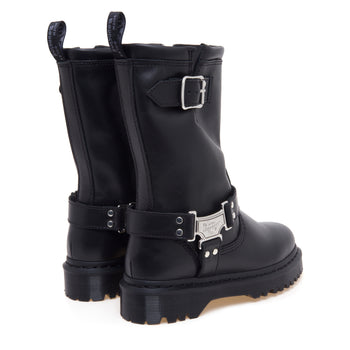 Biker Dr Martens in pelle - 3