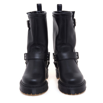 Biker Dr Martens in pelle - 5