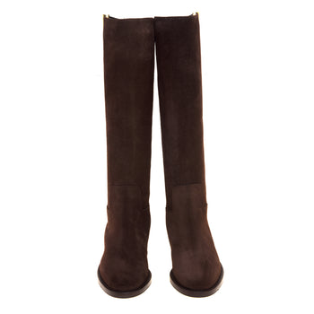 Stivale cavallerizza in pelle Via Roma 15 con "V" gold - 5