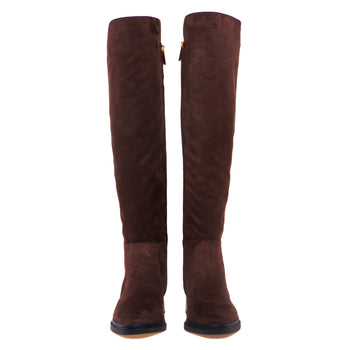 Stivale Michael Kors "Lex Boot" in alcantara strech con tacco 30 mm - 5