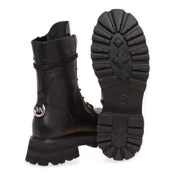 Combat boot Michael Kors Caleb Lug in pelle con zip - 4