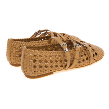 Ballerina Michael Kors Indy Flex in ecopelle intrecciata - 3