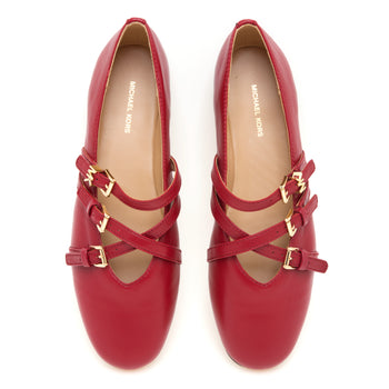 Ballerina Michael Kors Indie Flex in pelle con cinturini - 5