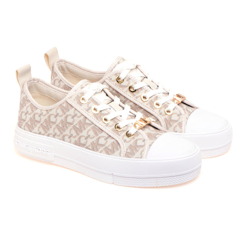 Sneaker Michael Kors "Evy Lace Up" in tessuto logato - 2