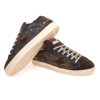 Sneaker Ama Brand SNK in pelle e camoscio - 4