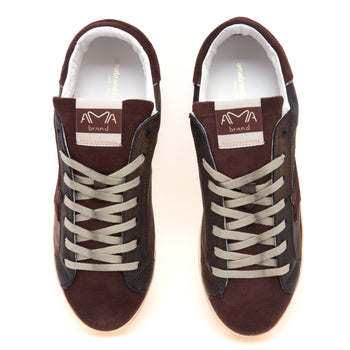 Sneaker Ama Brand SNK in pelle e camoscio - 5