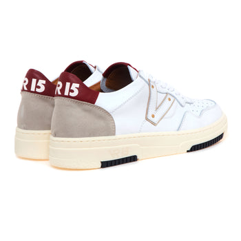 Sneaker basket Via Roma 15 in pelle e camoscio - 3